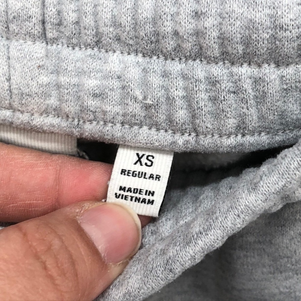 Aritzia Tna Sweatfleece Sweatpants Womens XS Regular Gray Boyfriend Fit Joggers - Picture 6 of 10